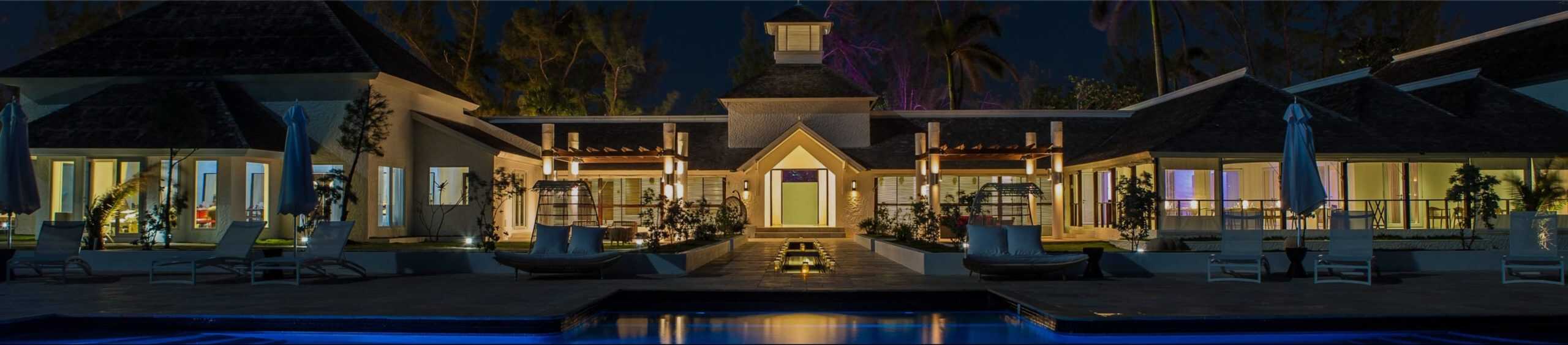 header1 | Best Jamaica Luxury Hotel - Trident Villas in Port Antonio Trident Hotel Night View